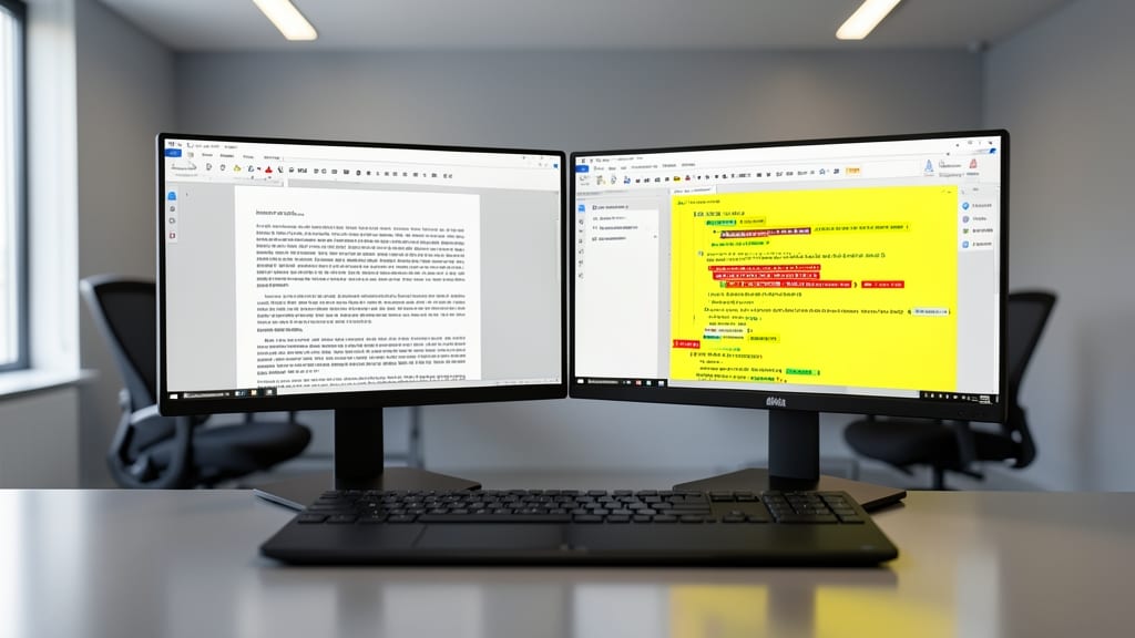 Compare Two Documents Side-by-Side