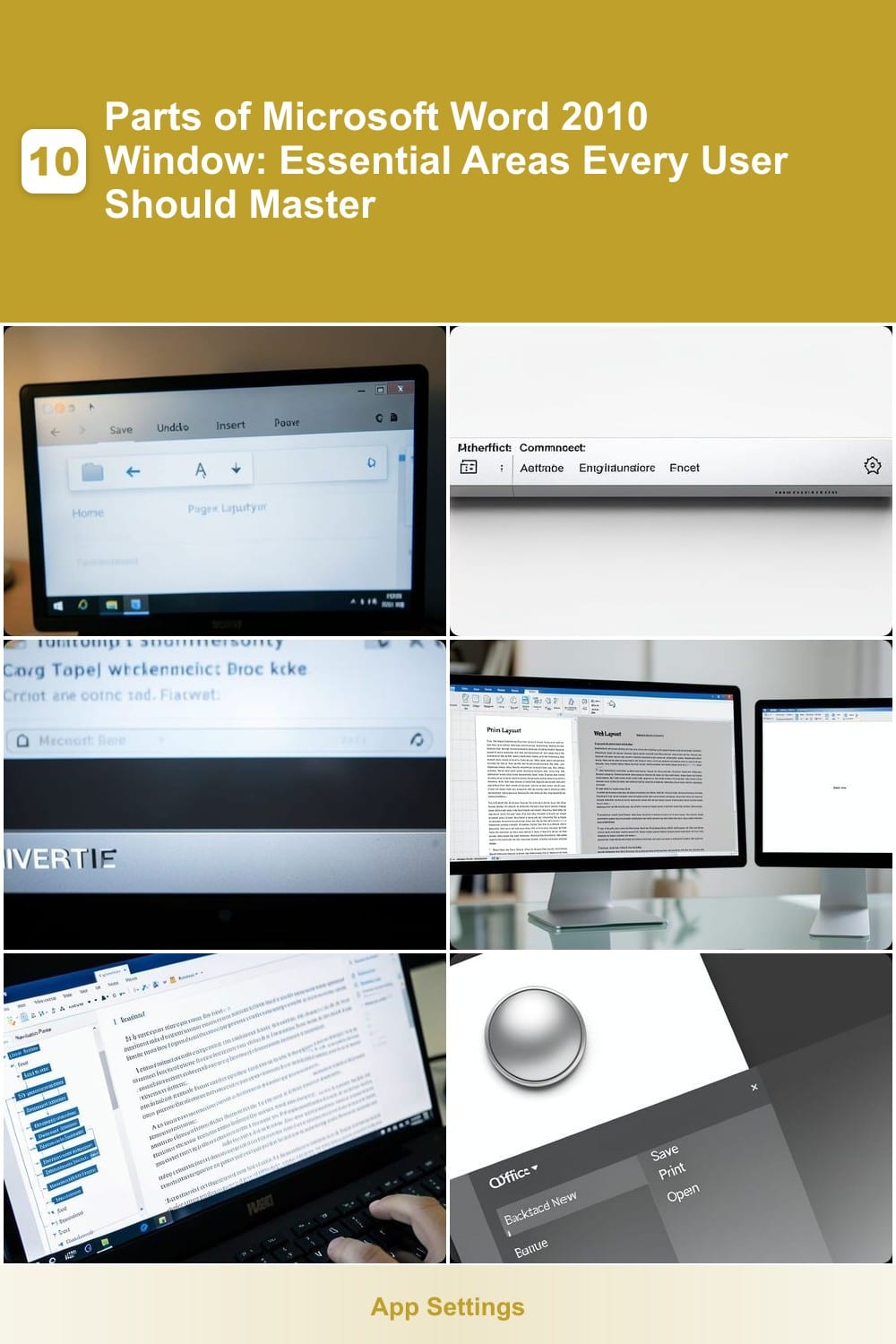 10 Parts of Microsoft Word 2010 Window: Essential Areas Every User Should Master