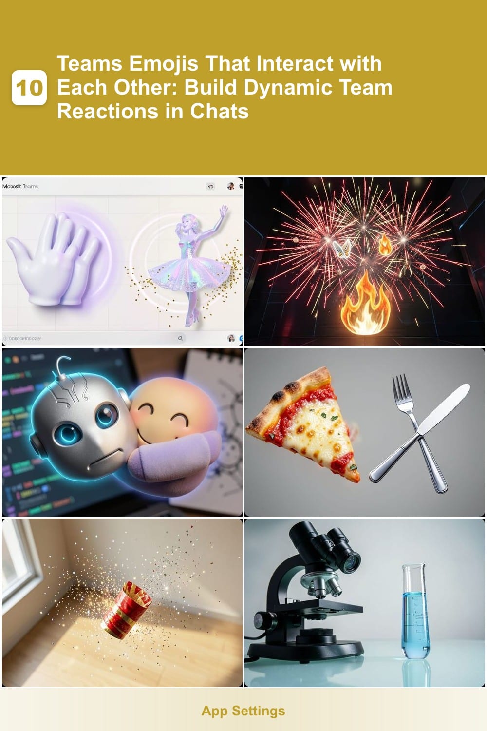 Teams Emojis That Interact with Each Other: Build Dynamic Team Reactions in Chats