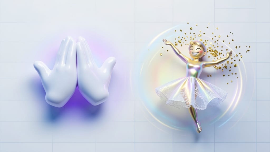 Dancing Hands Clapping Emoji Combo