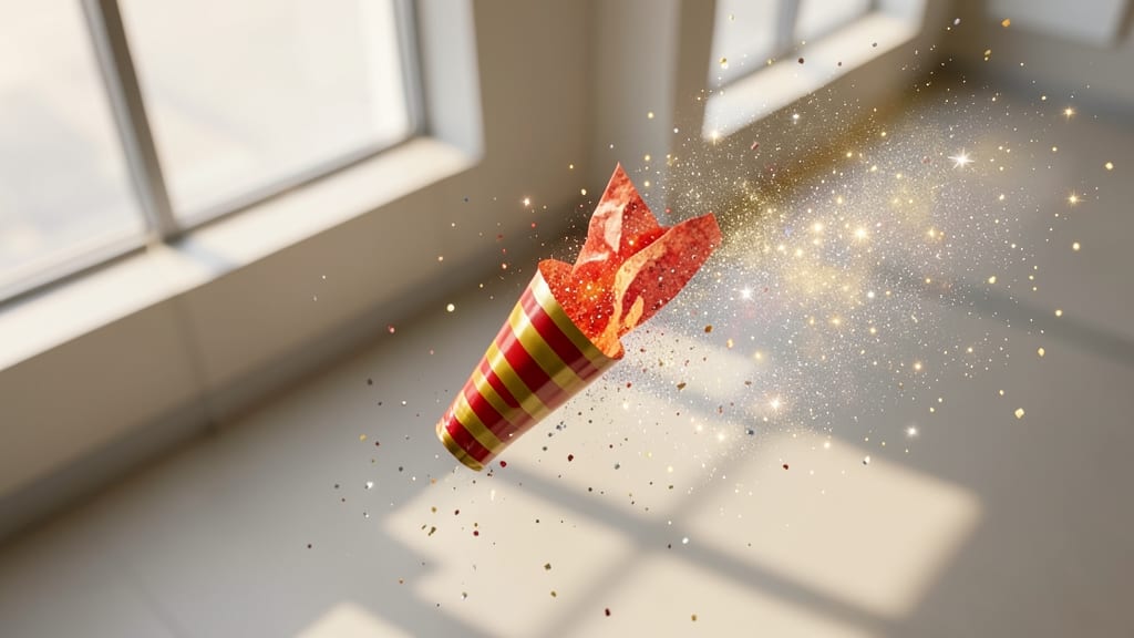 Confetti Celebration Emoji Burst