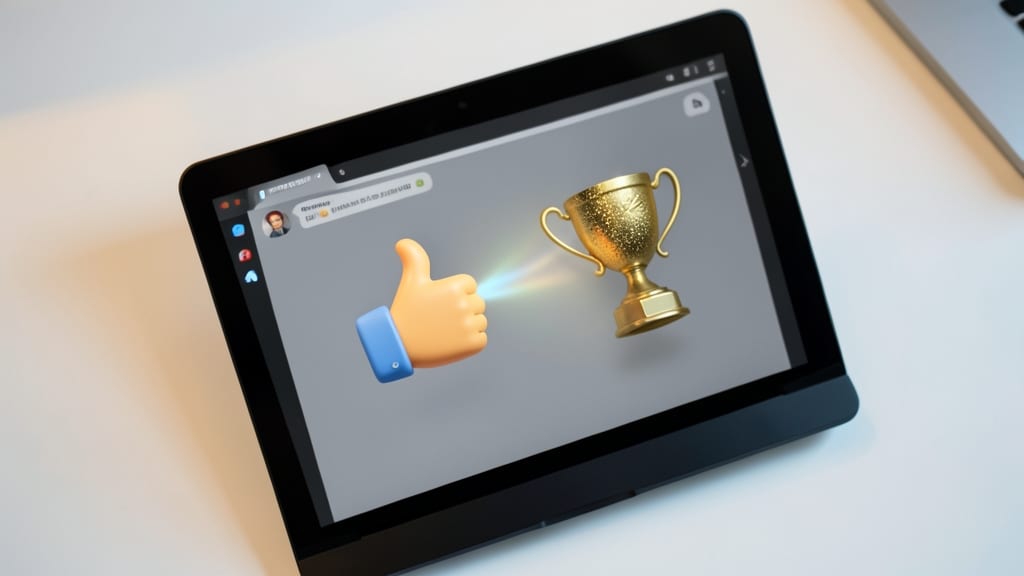 Thumbs Up to Trophy Animation