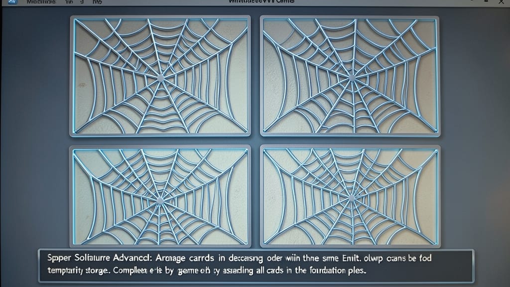 Solitaire Spider Advanced Web Game